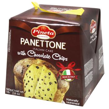 Кекс Pineta Panettone с шоколадными крошками 500г