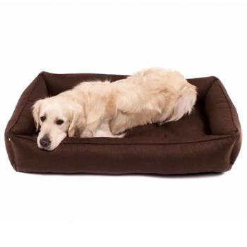 Лежак Harley and Cho Sofa Brown 90х60см коричневий - купити, ціни на MasterZoo - фото 4