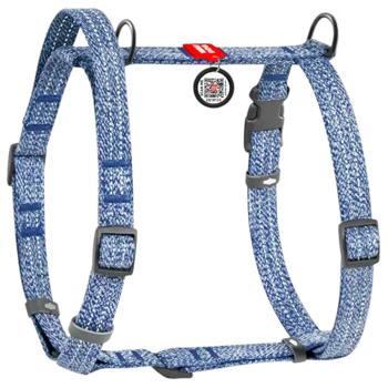 Шлея для собак Collar Re-cotton H-подібна M - cиній - купить, цены на MasterZoo - фото 1