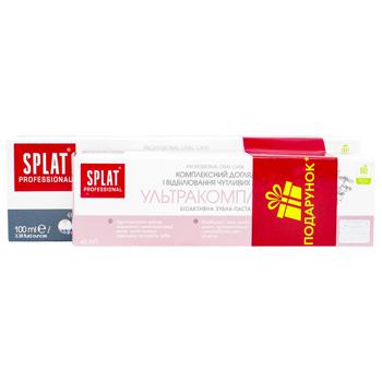 Зубная паста Splat Ultracomplex 100мл + White Plus 40мл - купить, цены на КОСМОС - фото 1