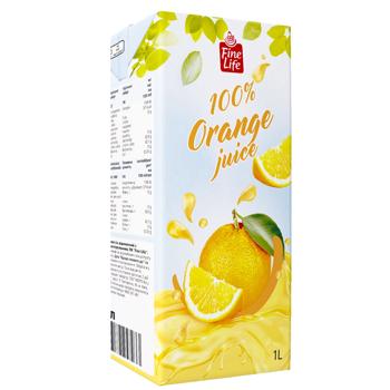 Сік Fine Life апельсиновий 1л