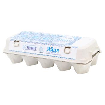 Яйца куриные Ясенсвит Украина С1 10шт - купить, цены на ЕКО Маркет - фото 1