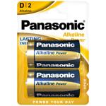 Panasonic Battery Alkaline Power D 2pcs