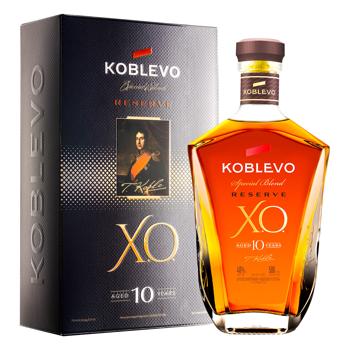 Бренді Koblevo Reserve XO 10 років 40% 0,5л - купити, ціни на Епіцентр FOOD - фото 1