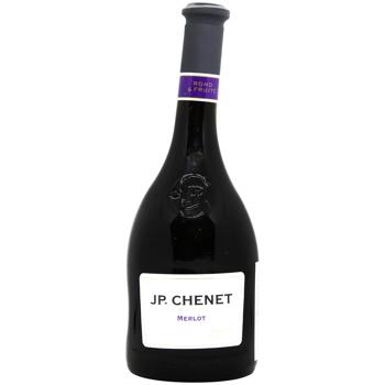 J.P.Chenet Merlot Red Dry Wine 13.5% 0.75l - buy, prices for COSMOS - photo 1