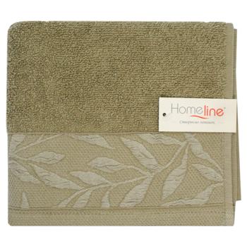 Home Line Flora Olive Terry Towel 40x70cm - buy, prices for ULTRAMARKET - photo 1