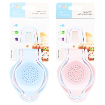 Набір кухонних аксесуарів Зед Сито, лійка, сепаратор для яєць - купити, ціни на ЕКО Маркет - фото 1