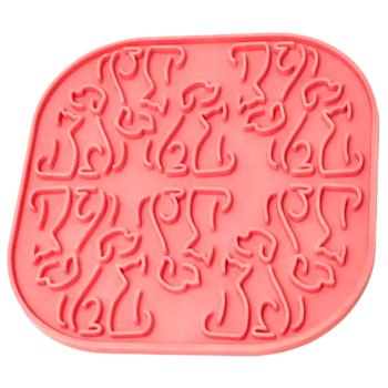 Fiboo Lollipop mat інтерактивний килимок для собак 19х19 см - рожевий - купить, цены на MasterZoo - фото 1