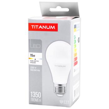 Titanum LED Lamp A65 15W E27 4100K - buy, prices for COSMOS - photo 1