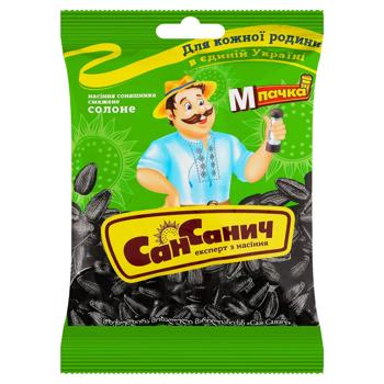 San Sanych Roasted Salted Sunflower Seeds 80g
