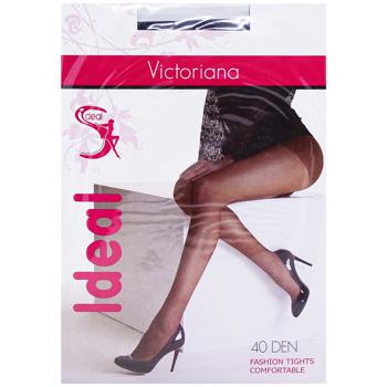 Ideal Victoriana Grafit Tights with Shorts for Women 40 Den Size 3 - buy, prices for Auchan - photo 1