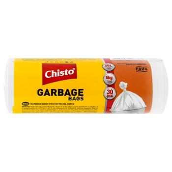 Chisto Strong Garbage Bags 20l 30pcs