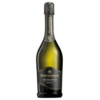 Вино ігристе DuchessaLia Piemonte DOC Brut біле брют 12% 0,75л - купити, ціни на Чудо Маркет - фото 1