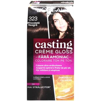L'oreal Paris Casting Creme Gloss 323 Dark Chocolate Ammonia Free Hair Dye - buy, prices for - photo 3