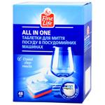Fine Life All in One Dishwashing Tablets 48pcs