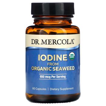 Dr.Mercola Iodine From Organic Seaweed 650mcg 60 capsules - buy, prices for Biotus - photo 1