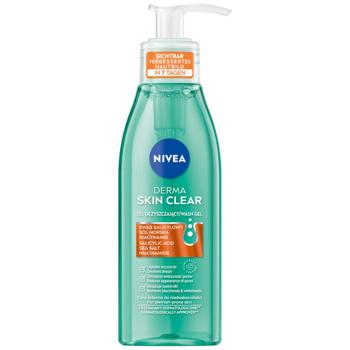Гель для лица Nivea Derma Skin Clear очищающий 150мл