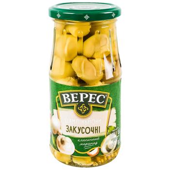 Шампиньоны Верес Закусочные 425г - купить, цены на МегаМаркет - фото 1