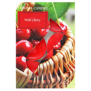 Feroma Candle Cherry Flavored Tea Candle 6pcs - buy, prices for VARUS - photo 1