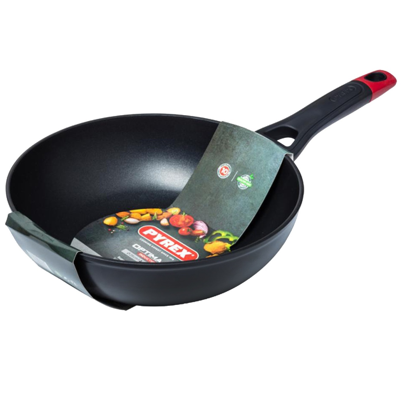 

Сковорода Pyrex Optima+ Wok индукционная без крышки 28см