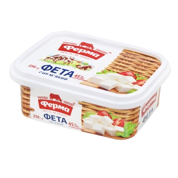 Ferma Feta Cheese 45% 180g - buy, prices for MegaMarket - photo 1