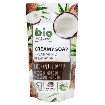 Bio Naturell Liquid Cream-Soap with Coconut Milk 0.46l - buy, prices for MegaMarket - photo 1