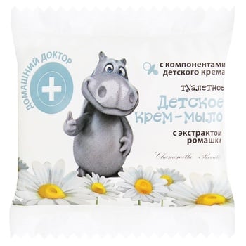 Domashnii Doctor Baby Solid Cream Soap with Chamomile Extract 70g - buy, prices for EKO Market - photo 1