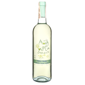 Вино Vinho Verde Urbe Augusta Summer белое полусухое 9,5% 0,75л - купить, цены на ULTRAMARKET - фото 1