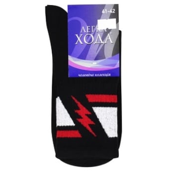 Legka Choda Socks for men s.27 black art.6347 - buy, prices for MegaMarket - photo 1