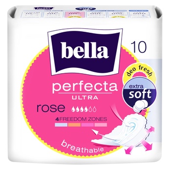 Прокладки гигиенические Bella Perfecta Ultra Rose 10шт - купить, цены на КОСМОС - фото 1