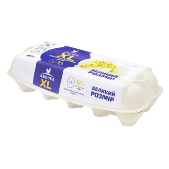 Kvochka XL Selected Chicken Eggs GH 10pcs - buy, prices for Auchan - photo 6