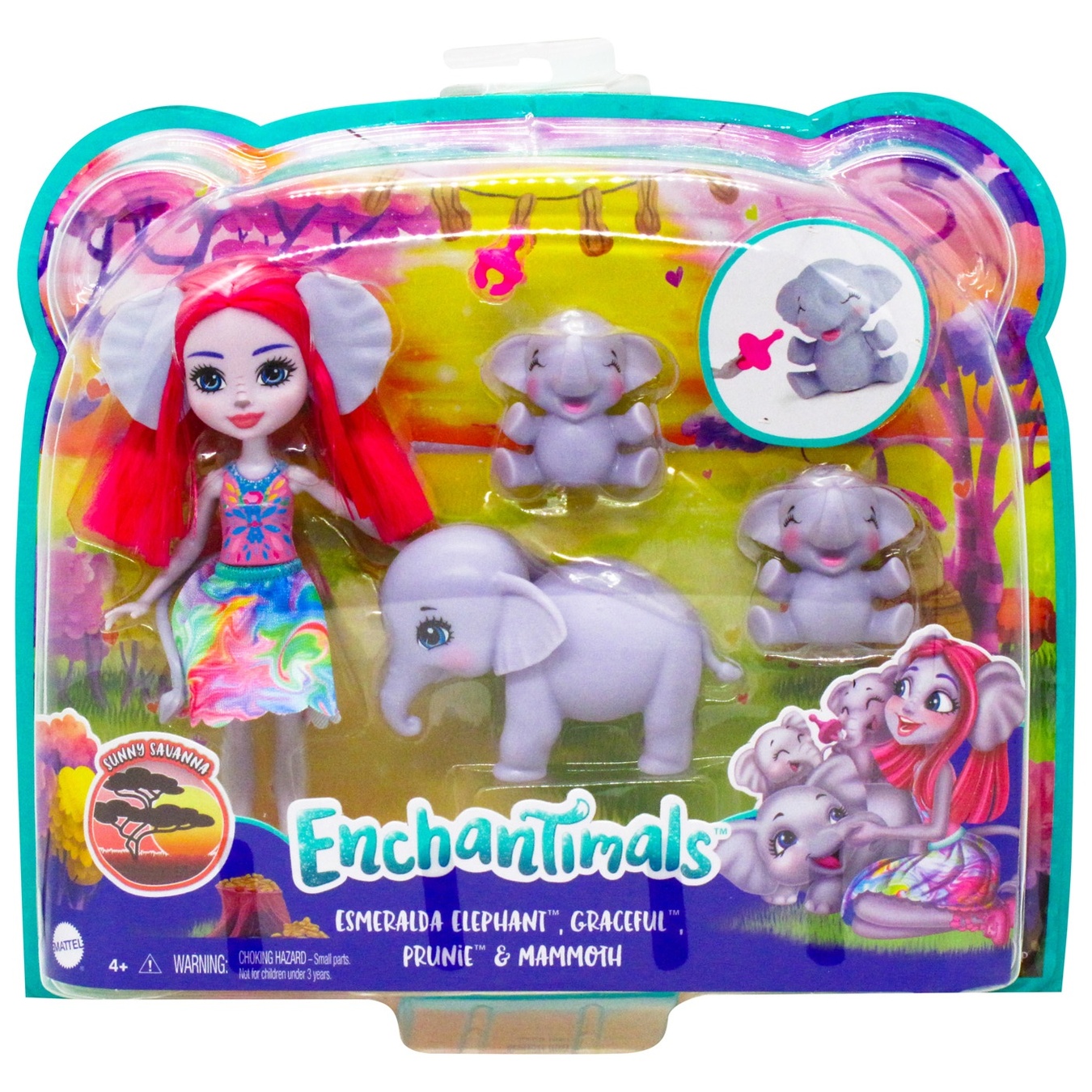 

Игровой набор Enchantimals Семья слоненка Эсмеральды