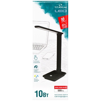 Titanum Table LED Lamp 10W 3000-6500K white/ black - buy, prices for Auchan - photo 2