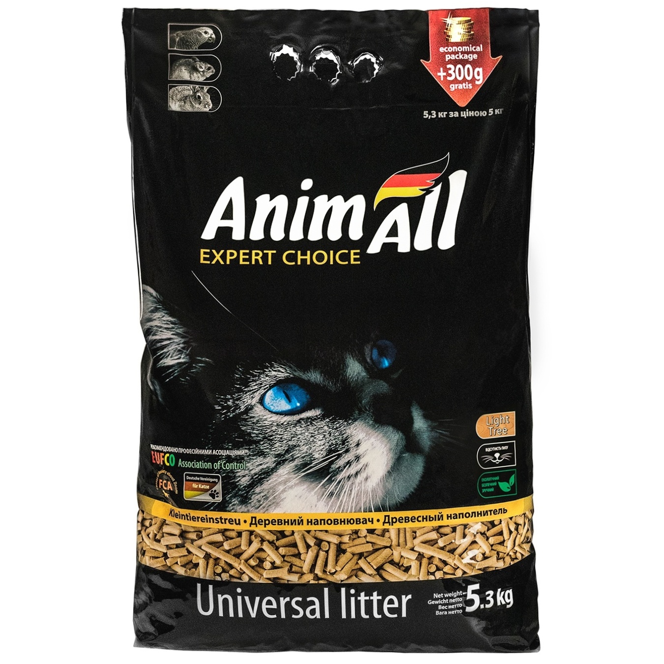 

Древесный наполнитель Animall 5,3кг