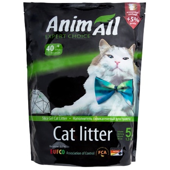 AnimAll Green Hill Silica-gel Cat Litter 5l - buy, prices for MegaMarket - photo 1