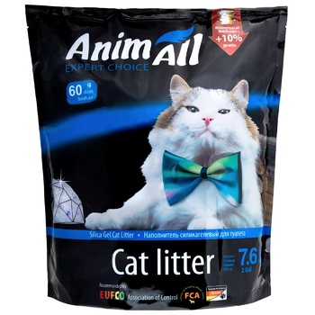 AnimAll Blue Valley Silicagel Cat Litter 7.6l - buy, prices for MegaMarket - photo 1