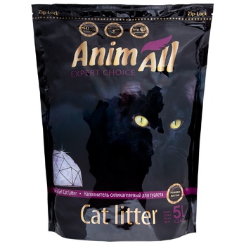 AnimAll Premium Silicagel Cat Litter 5l - buy, prices for MegaMarket - photo 1