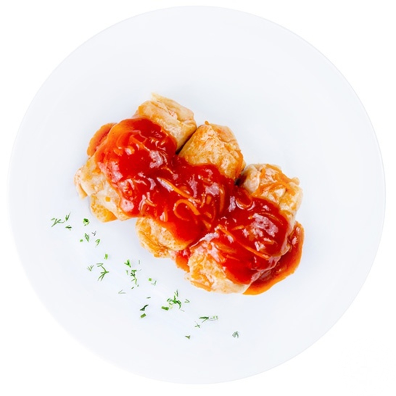 

Голубцы с мясом и рисом под соусом