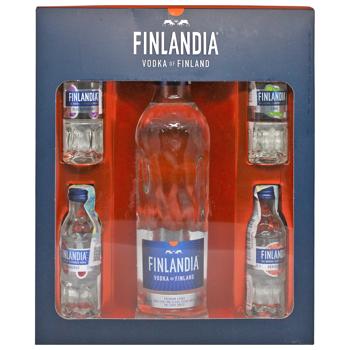 Finlandia Vodka 40% 50ml and 4 taste mini - buy, prices for COSMOS - photo 2