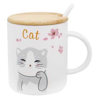 Cup Ceramic Cat 430ml - buy, prices for MegaMarket - photo 2