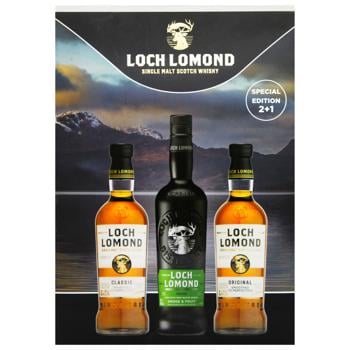 Loch Lomond Classic-Original-Peated Whiskey 40%-40%-46% 3x0.7l - buy, prices for - photo 3