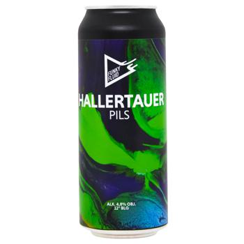 Funky Fluid Hallertauer Light Unfiltered Beer 4.8% 0.5l - buy, prices for WINETIME - photo 1