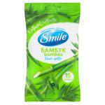 Салфетки влажные Smile Бамбук и эдельвейс 15шт