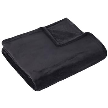 Actuel Dark Gray Fleece Blanket 125x150cm - buy, prices for - photo 1