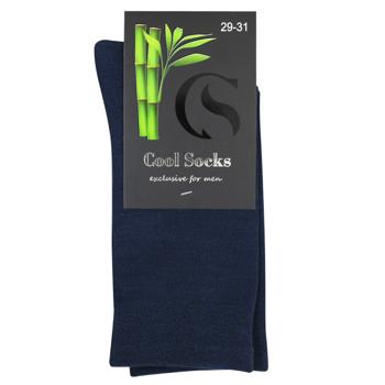 Шкарпетки чоловічі сині Cool Socks 29-31 розмір