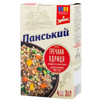 Крупа гречана ядриця Хуторок Панський в пакетиках 400г - купити, ціни на Біотус - фото 1