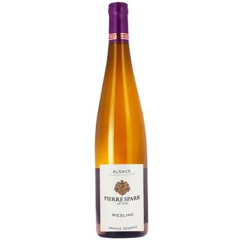 Вино Pierre Sparr Riesling Alsace белое сухое 11-14,5% 0,75л - купить, цены на Cупермаркет "Харьков" - фото 1