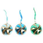 Actuel Plastic Christmas Tree Ball with Decorative Design 7.8cm in assortment