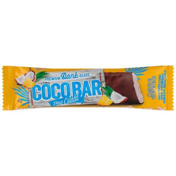Coco Bar with Chocolate Glaze and Pina Colada Flovour 40g - buy, prices for Epicentr FOOD - photo 1