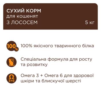 Корм сухий Club 4 Paws Premium з лососем для кошенят 300г - купити, ціни на MasterZoo - фото 3